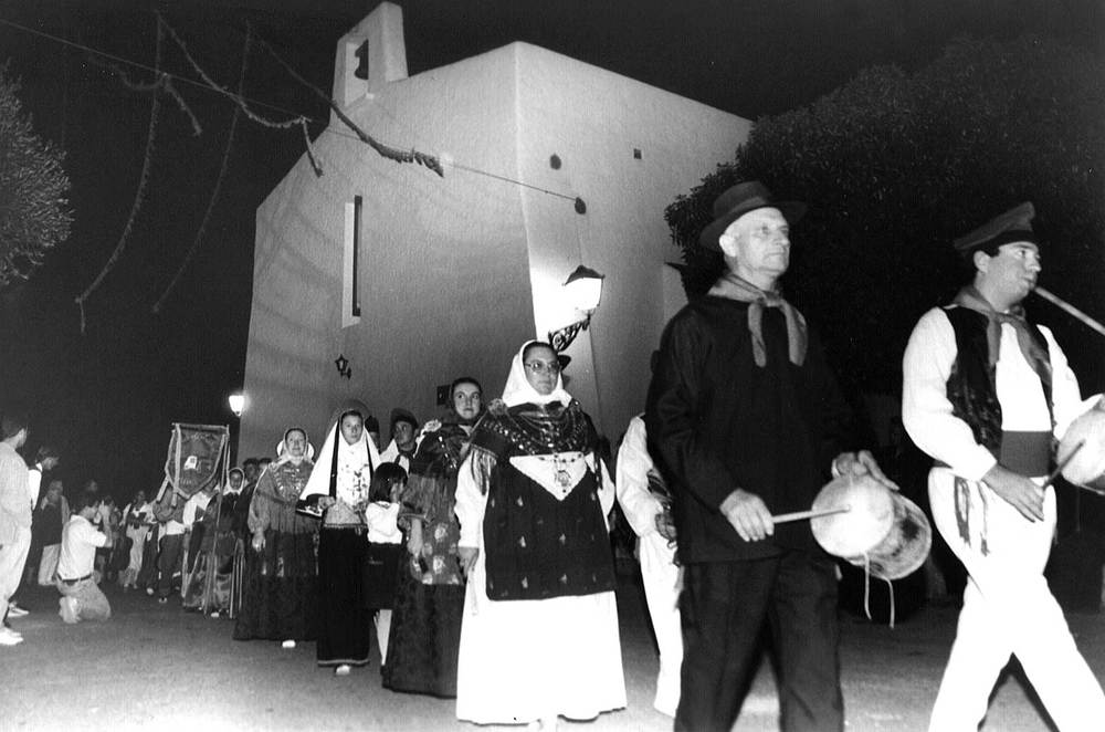 La patrona des Cubells és la Mare de Déu del Carme, però per Santa Teresa també es fa festa. Foto: Joan Antoni Riera / <em>Diario de Ibiza</em>.