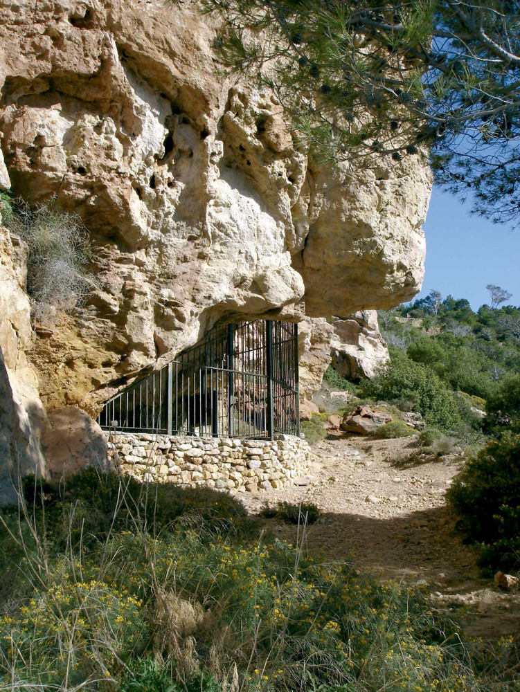 Sant Antoni de Portmany. La cova des Vi, amb pintures rupestres. Foto: Felip Cirer Costa.