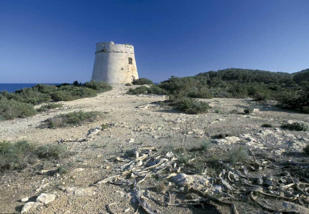 Sant Francesc de s´Estany. La torre de defensa costanera de sa Sal Rossa. Foto: David García Jiménez.