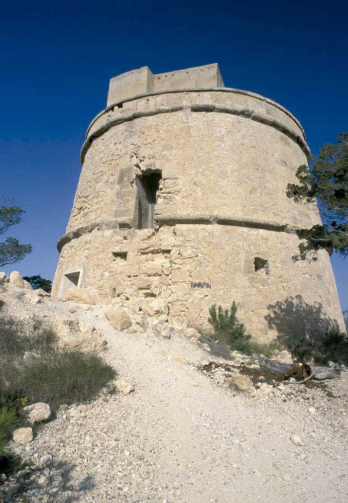Municipi de Sant Joan de Labritja. La torre de Portinatx, de mitjan s. XVIII. Foto: David García Jiménez.