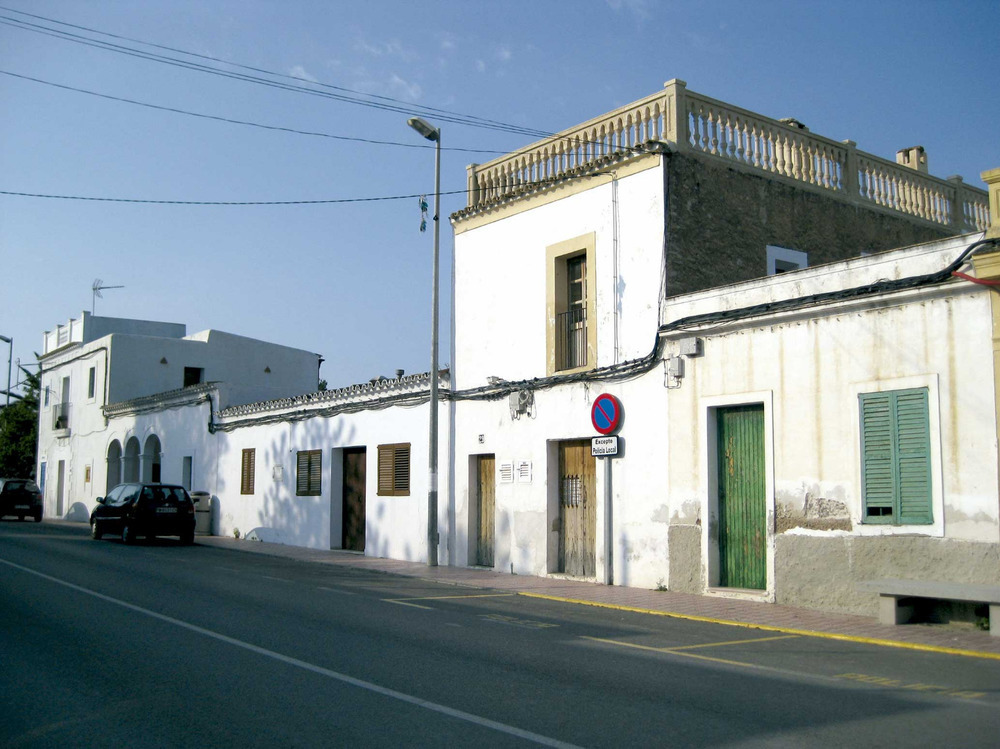 Sant Rafel de sa Creu. Can Jaume Curt, casa que va acollir la primera escola del poble. Foto: Vicent Marí Costa.