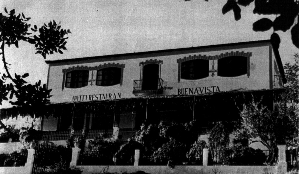 L´Hotel Buenavista, obert la dècada dels anys trenta del s. XX. Foto: cortesia de la Família Marí Sánchez.