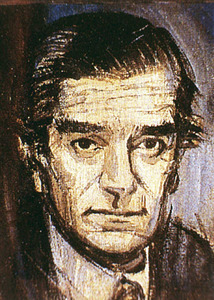 Ignacio Aldecoa segons un quadre de M. Mampaso.