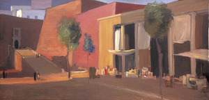 Vicent Calbet Riera. <em>Sense títol</em> (<em>c</em> 1965-1968), 89 x 179 cm. Col·lecció Rosa Torres.