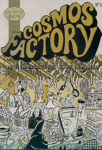 Portada de la revista de còmic formenterera <em>Cosmos Factory</em>.