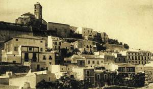 Ciutat d´Eivissa. Vista de Dalt Vila. Foto: Viñets / Arxiu Històric Municipal d´Eivissa.