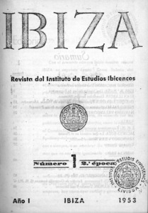 Exemplar núm. 1 (1953) de la segona època de la revista <em>Eivissa</em>.