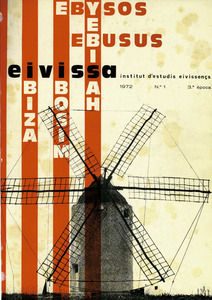 Exemplar núm. 1 (1972) de la tercera època de la revista <em>Eivissa</em>.