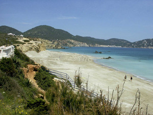 La platja des Figueral. Foto: EEiF.