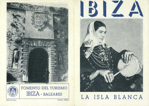 Un fullet antic del Foment del Turisme. Fotos: Viñets / cortesia de l´Arxiu Històric Municipal d´Eivissa.