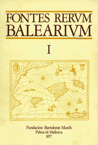Portada del número 1 de la revista <em>Fontes Rerum Balearicum</em>, editada per la fundació Bartomeu March, que ha publicat diversos articles sobre les Pitiüses.