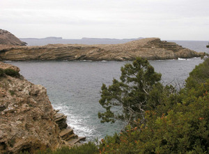 Una altra vista de sa Galera, a la costa de Sant Antoni de Portmany. Foto: Chus Adamuz.