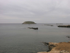 L´illot de sa Galera, davant la platja des Canar. Foto: Chus Adamuz.