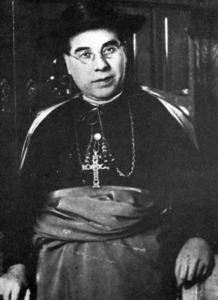 El bisbe Salvi Huix i Miralpeix, administrador apostòlic del bisbat d´Eivissa entre 1927 i 1935.