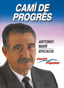 Cartell electoral del Partit Popular de les eleccions autonòmiques de 1991.