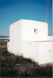 La torre d´en Pere Petit, integrada en el casament del mateix nom, a Sant Agustí des Vedrà. Foto: Joan Josep Serra rodríguez.