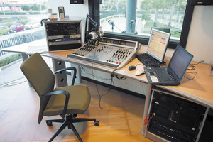 Estudi de Radio Diario, que inicià les seues emissions el 2006, a l´edifici de <em>Diario de Ibiza</em>, a l´avinguda de la Pau de la ciutat d´Eivissa. Foto: Josep Lluís Bofill Mercadé.