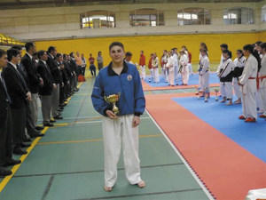 El karateka Pere Daniel Roman Roig.
