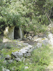 La font d´en Roques, a la vénda des Niu des Corbs, de Sant Joan de Labritja. Foto: Joan Josep Serra Rodríguez.