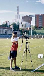 L´arquera eivissenca Lara Samperio Cardona, formada al Club de Tir amb Arc es Cubells.