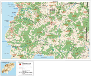 Mapa general del poble de Sant Josep de sa Talaia. Elaboració: José F. Soriano Segura / Antoni Ferrer Torres.