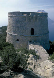 La torre des Savinar, projectada a mitjan s. XVIII per l´enginyer Joan Ballester de Zafra. Foto: David García Jiménez.