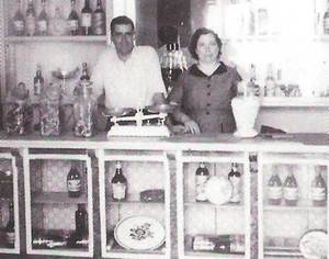 Can Vadell. El matrimoni de Joan Marí i Josepa Ribas, fundadors del forn. Foto: cortesia de la família Marí "Vadell".