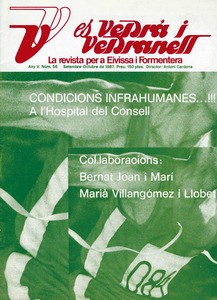 Portada del darrer número de la revista Es Vedrà i es Vedranell.