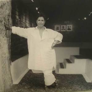 La galerista Catalina Verdera Ribas en una imatge de la Galeria Van der Voort, que dirigí entre 1987 i 2006. Foto: Alberto García-Alix.