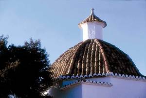 Cúpula de la capella del Roser, de l´església dels dominics d´Eivissa. Foto: Vicent Marí.
