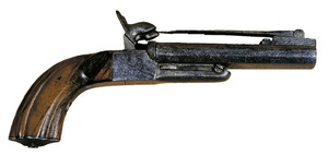 Una pistola coneguda amb el nom de fluixa. Foto: cortesia del Museu Etnològic d´Eivissa i Formentera.