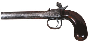 Una pistola tipus catxorrillo, feta per ferrers eivissencs. Cortesia del Museu Etnogràfic d´Eivissa.