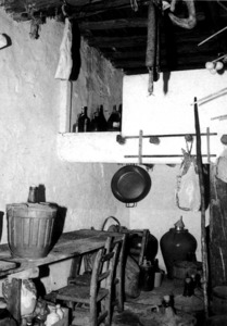 El siti de la cuina d´una casa tradicional eivissenca. Foto: AFA.