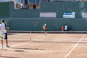 Tenis. Entranement al Tennis Club d´Eivissa. Foto: Felip Cirer Costa.