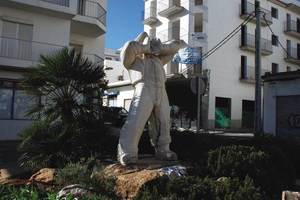 Monument dedicat al verro a Sant Antoni de Portmany. És obra d´Antoni Hormigo i fou inaugurat el 1977. Foto: Felip Cirer Costa.